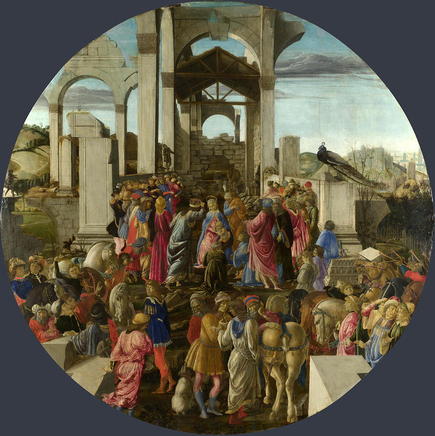 The Adoration of the Kings Painting by Sandro Botticelli