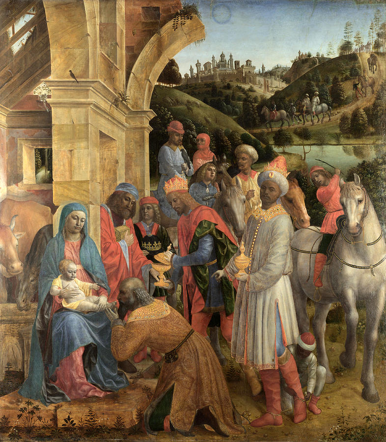 The Adoration of the Kings Painting by Vincenzo Foppa