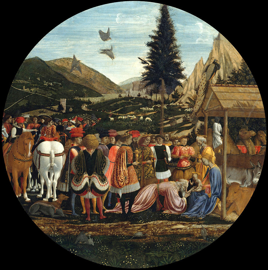 The Adoration of the Magi Painting by Domenico Veneziano