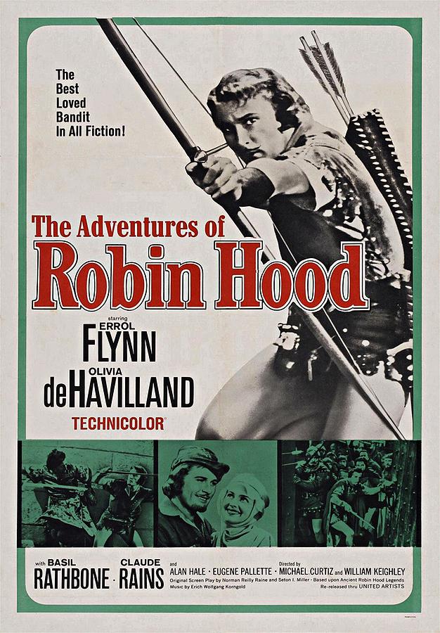 The Adventures of Robin Hood B Photograph by Movie Poster Prints
