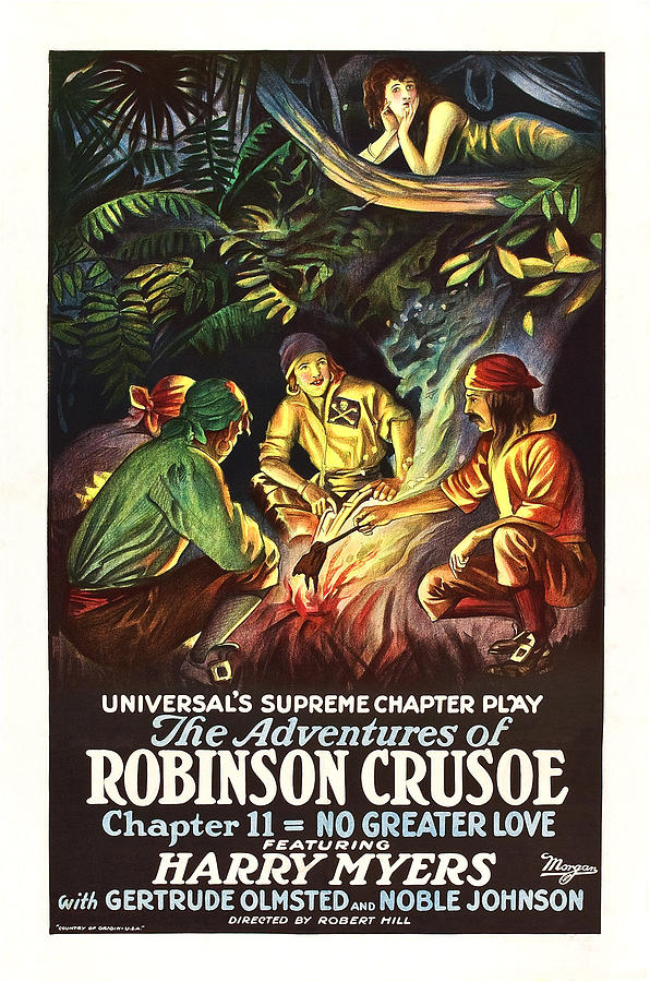 Jungle Photograph - The Adventures Of Robinson Crusoe by Everett