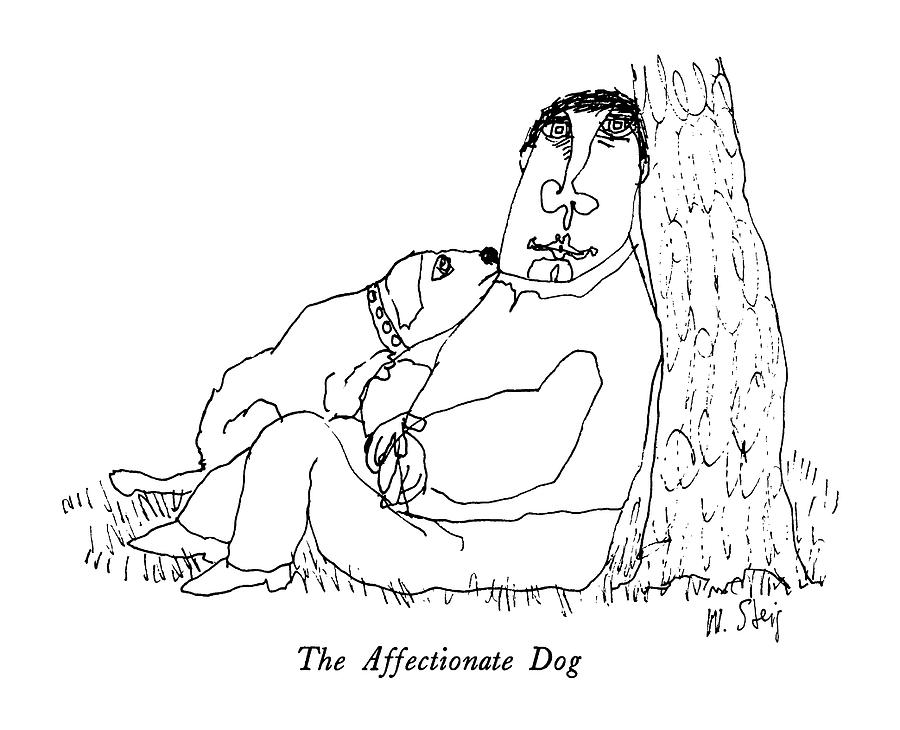 The Affectionate Dog Drawing by William Steig
