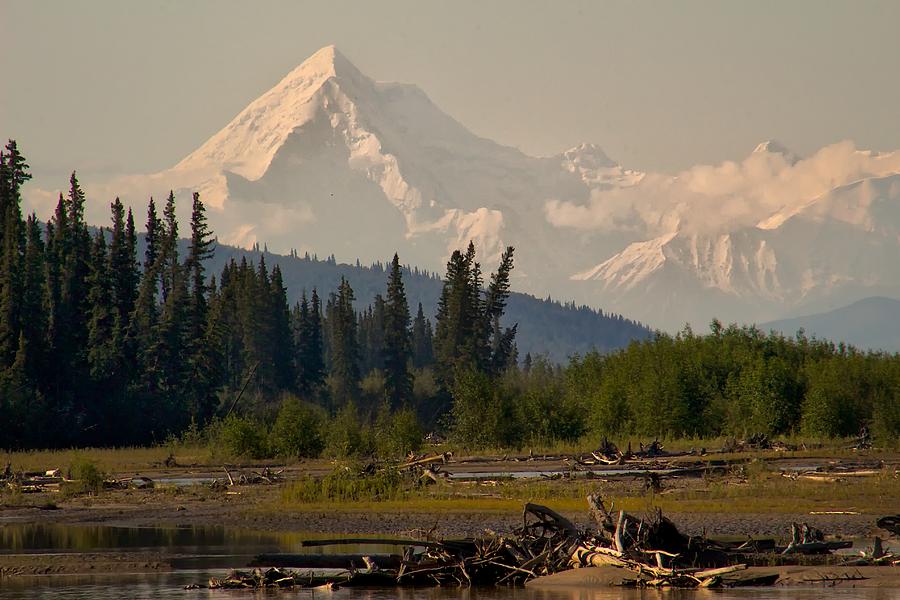 The Alaska Range at Mount Hayes Photograph by Michael W Rogers