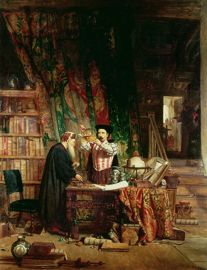 The Alchemist, 1853 Photograph by William Fettes Douglas