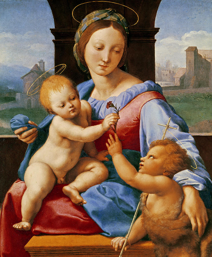 The Aldobrandini Madonna or The Garvagh Madonna Painting by Raphael