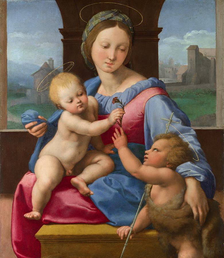 The Garvagh Madonna Painting by Raphael