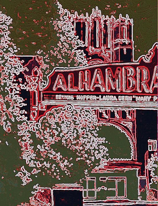Sacramento Painting - The Alhambra by Paul Guyer