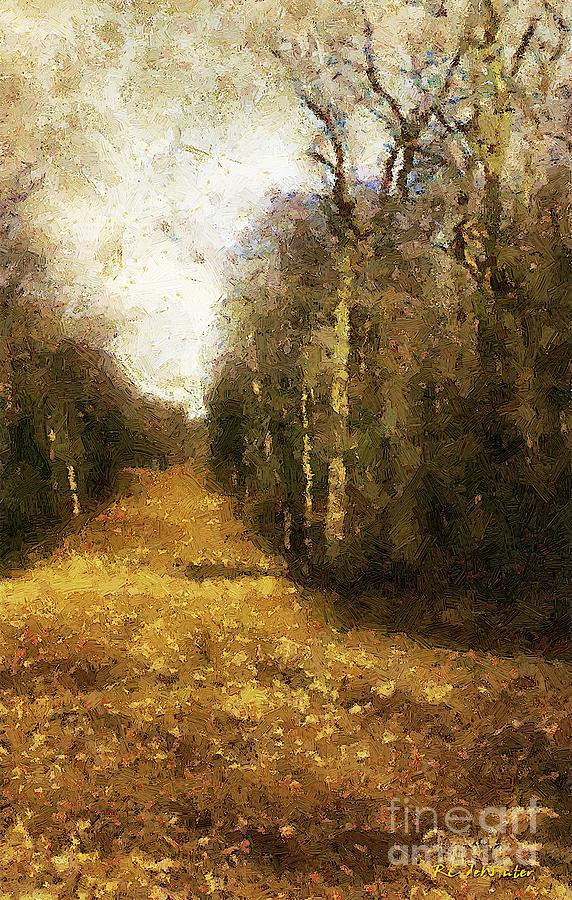 The Allee at Dawn Painting by RC DeWinter