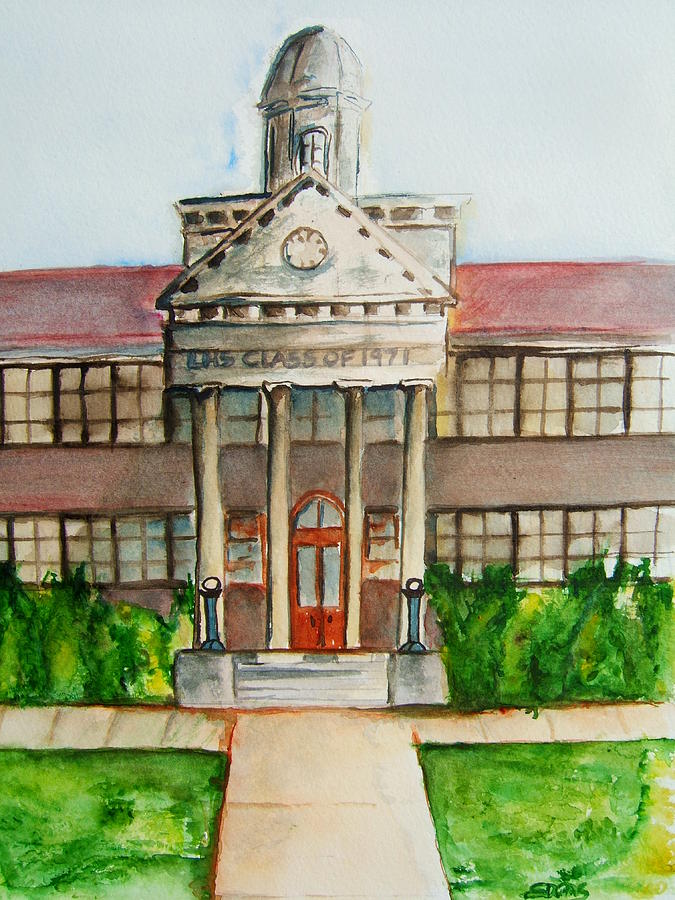 The Alma Mater Class of 71 Painting by Elaine Duras
