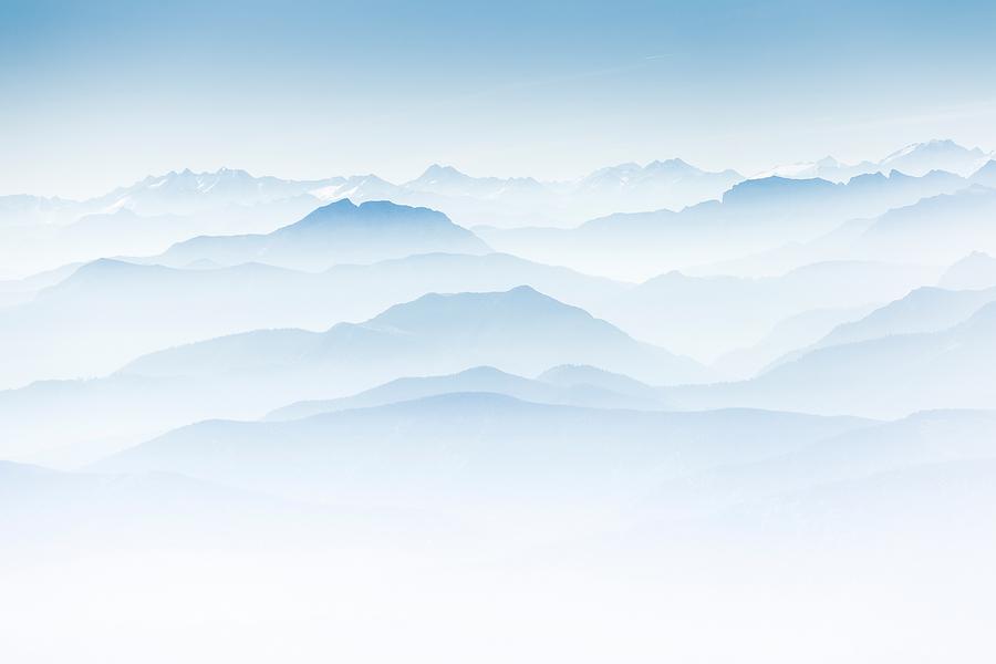 Abstract Photograph - The Alps by Bjoern Kindler