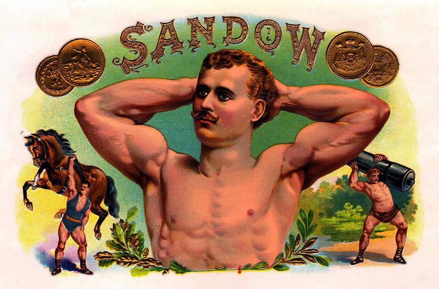 The Amazing Sandow Photograph by John Madison