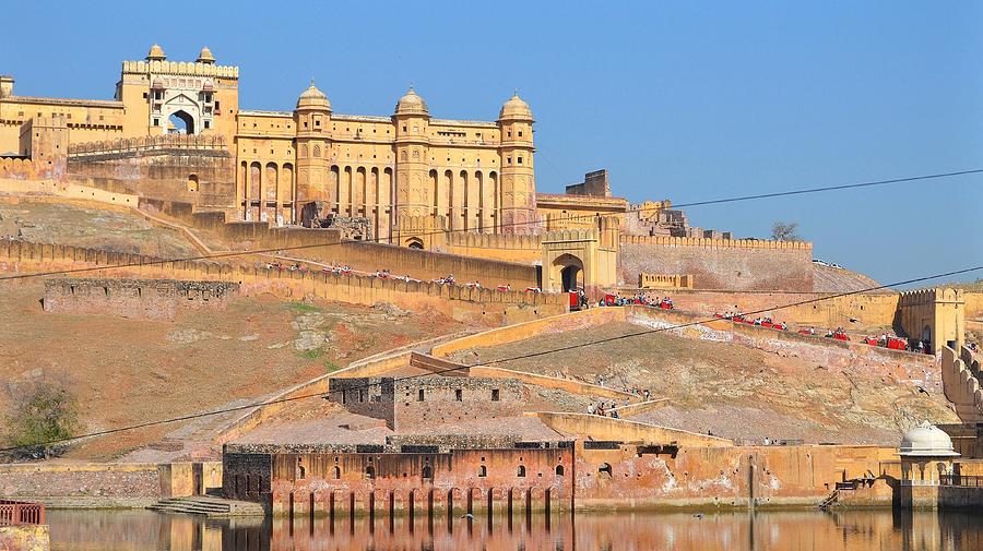 The Amber Fort - Jaipur India Photograph by Kim Bemis