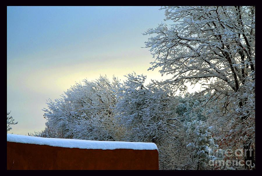Santa Fe Photograph - The Ambience of Winter Light by Susanne Still