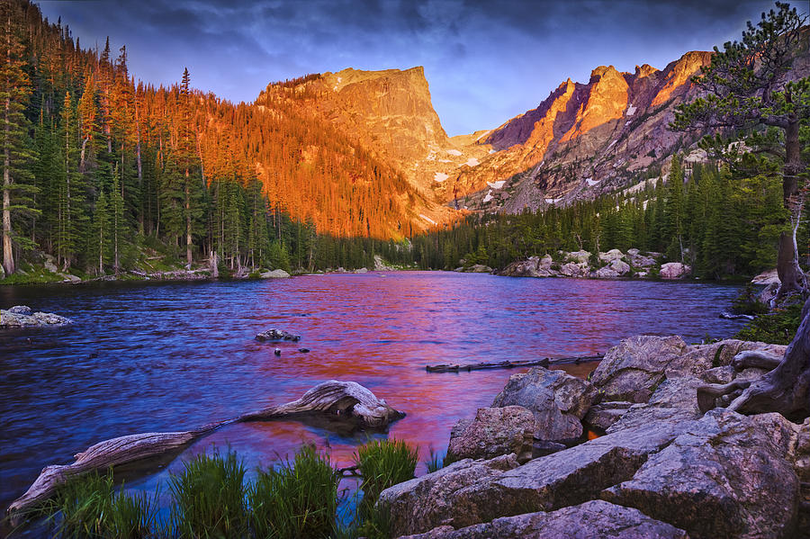 Dream Lake Photograph - The American Dream by Evan Ludes Dream Lake Photograph - The American Dream by Evan Ludes