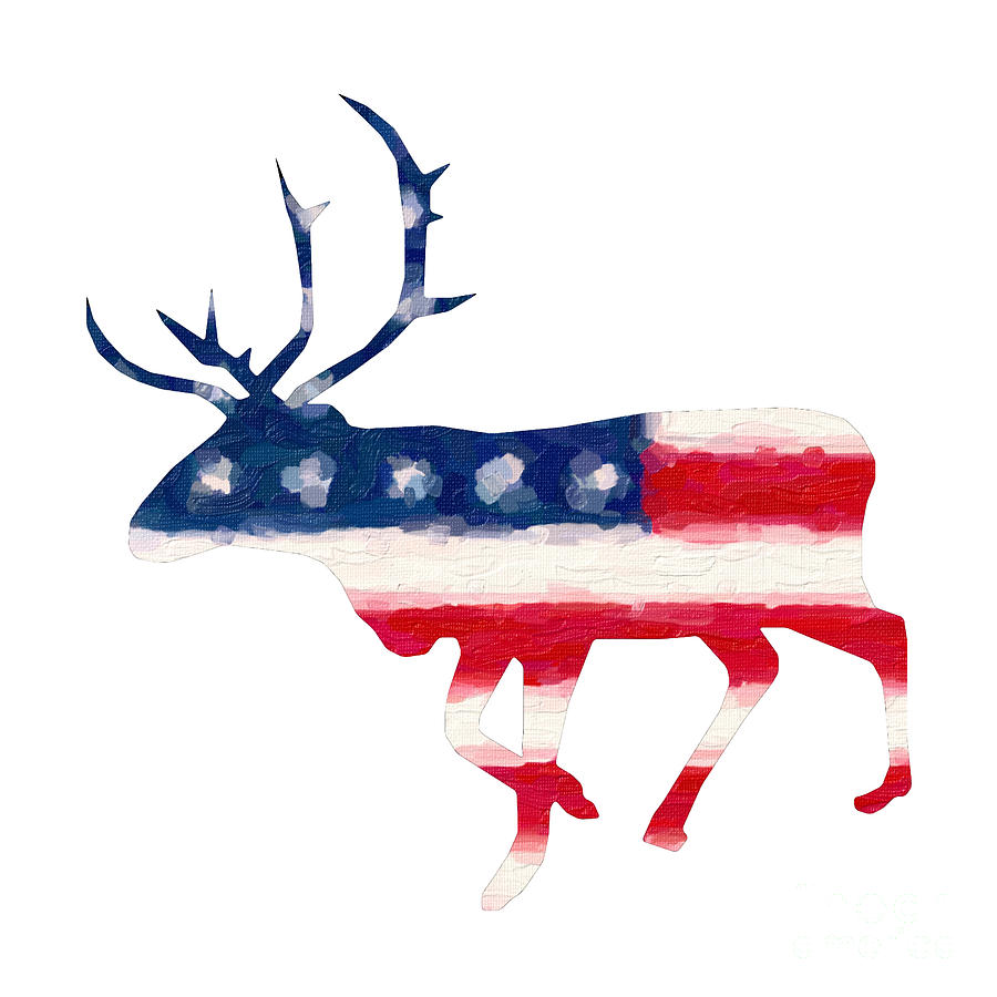 The American Elk Painting