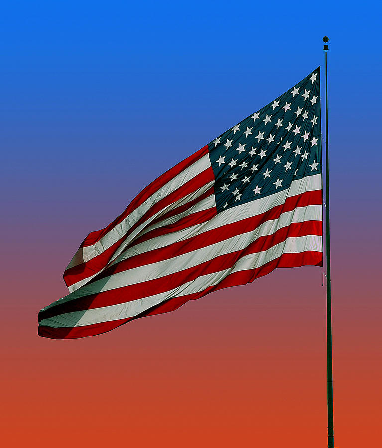 The American flag 001 Photograph by Dorin Adrian Berbier