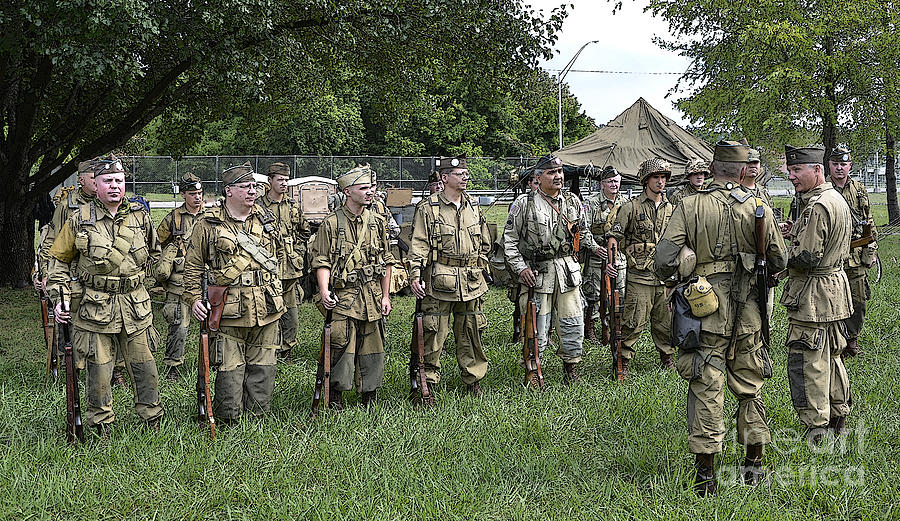 American Troops Photograph - The Americans by Paul Mashburn