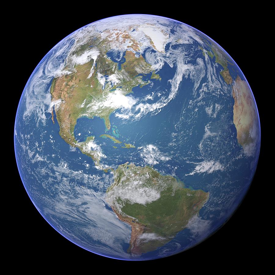 The Americas Photograph by Science Photo Library The Americas Photograph by Science Photo Library
