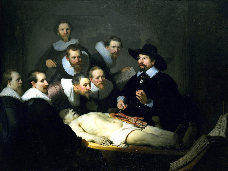 The Anatomy Lesson Digital Art by Rembrandt