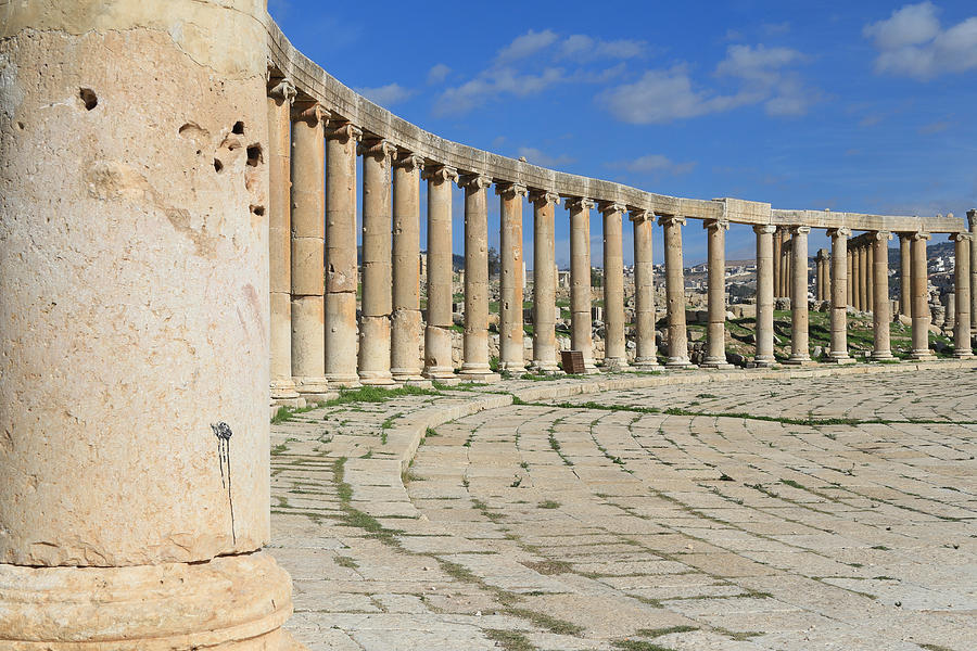 Ancient City Photograph - The Ancient City of Jerash by Ash Sharesomephotos