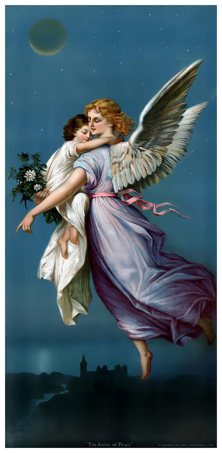Advertise Painting - The Angel of Peace by Terry Reynoldson