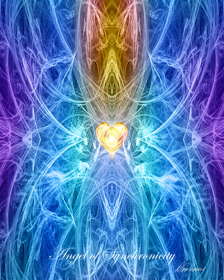 The Angel of Synchronicity Digital Art by Diana Haronis