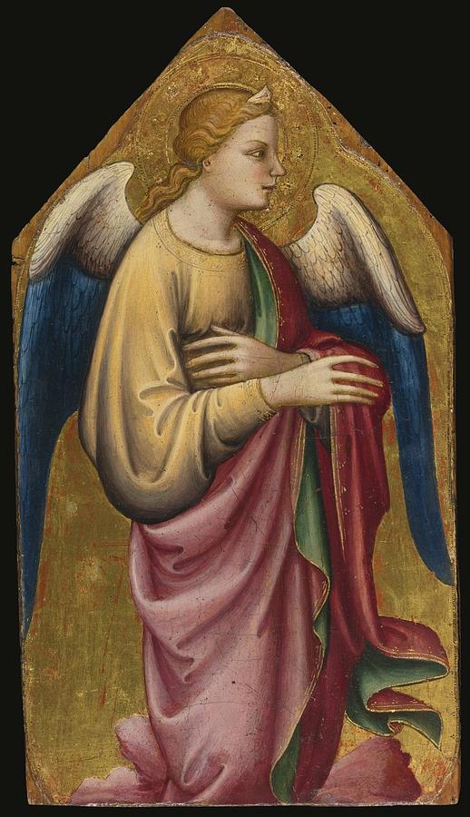 The Angel Of The Annunciation Painting by Celestial Images