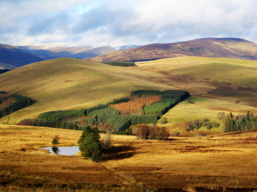 The Angus Glens Landscape Photograph by Eric Niven Scotland