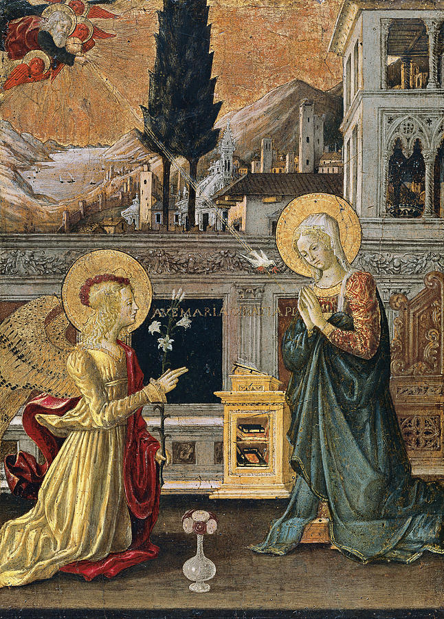 The Annunciation Painting by Benedetto Bonfigli