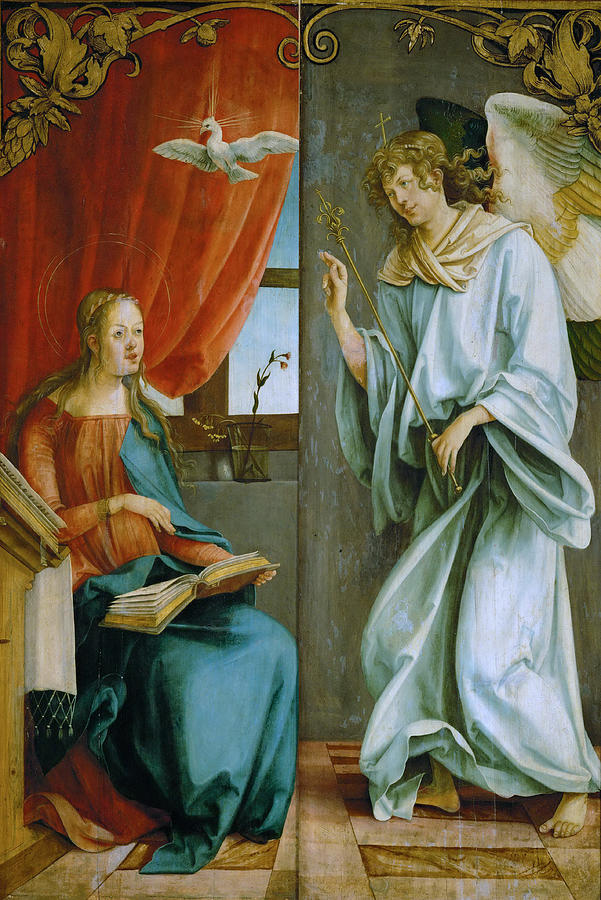 The Annunciation Painting by Hans von Kulmbach