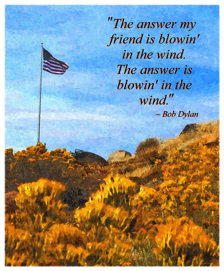The Answer Is Blowing in the Wind Photograph by Glenn McCarthy Art and Photography