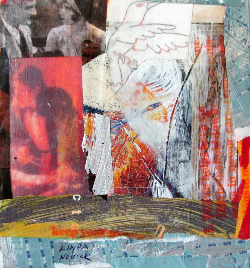 The Answer To The Question Mixed Media by Linda Novick
