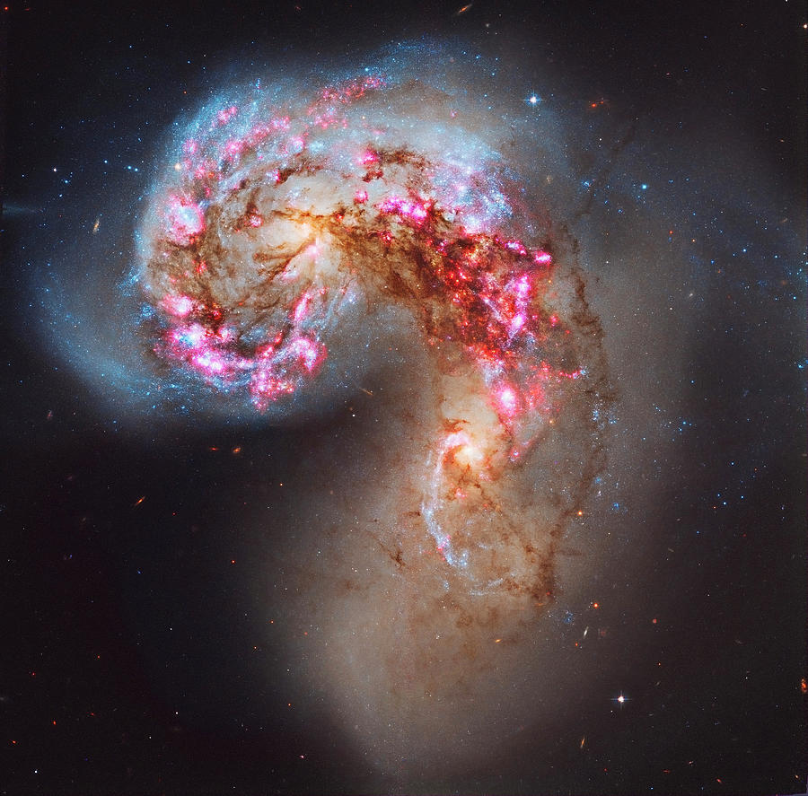 The Antennae Galaxies, Also Known As Photograph by Roberto Colombari/stocktrek Images