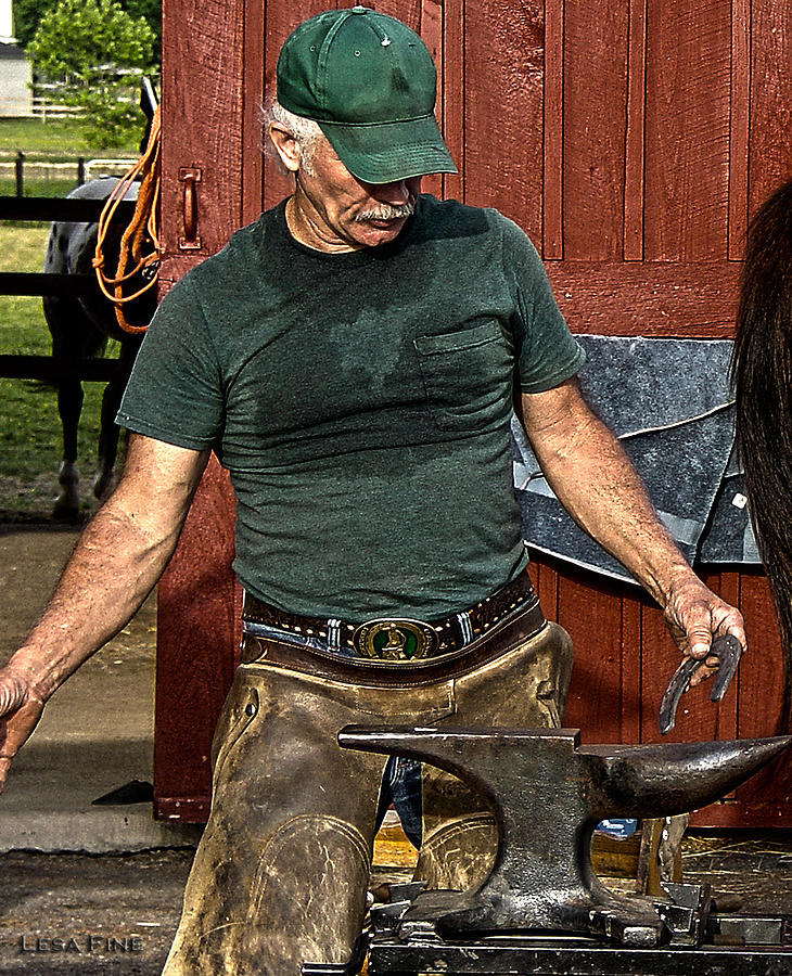 The Anvil and the Horseshoe Photograph by Lesa Fine