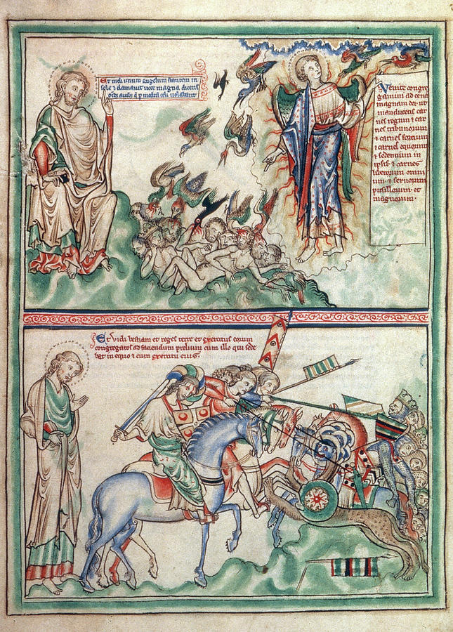 The Apocalypse, 1250 Painting by Granger