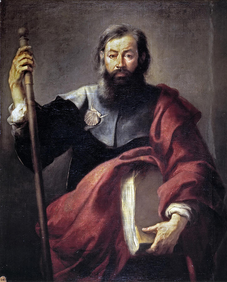 The Apostle Saint James Painting by Bartolome Esteban Murillo