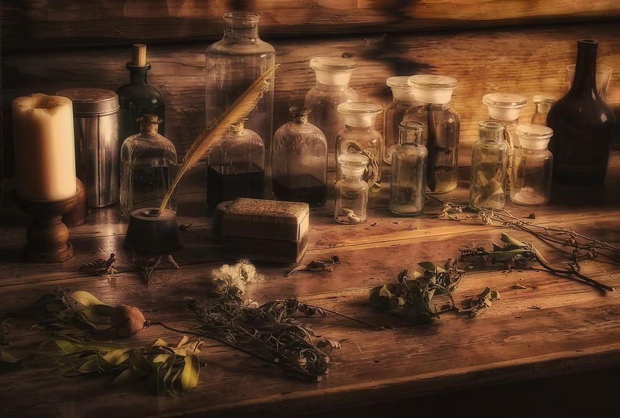 The Apothecary Photograph by Priscilla Burgers