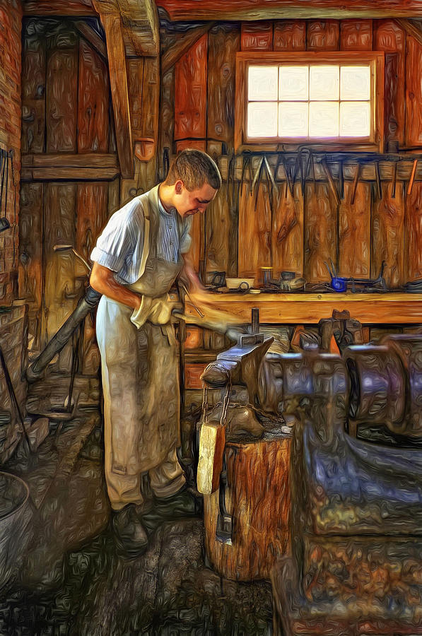 Tool Photograph - The Apprentice - Paint by Steve Harrington