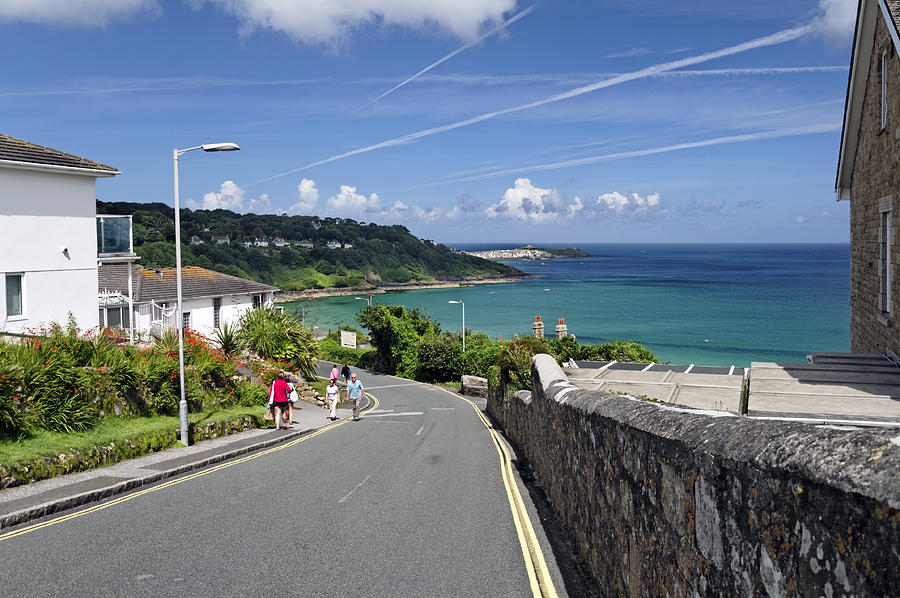 The Approach to the Beach - Carbis Bay Photograph by Rod Johnson