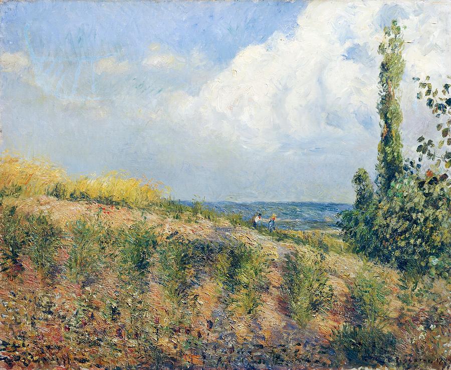 The Approaching Storm Painting by Camille Pissarro