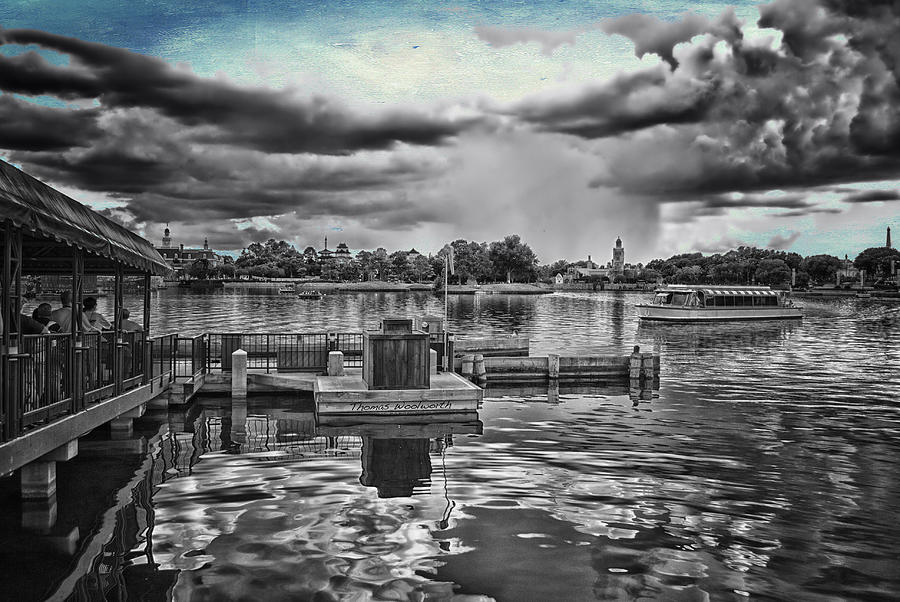 The Approaching Storm Disney World SC Textured Sky Photograph by Thomas Woolworth