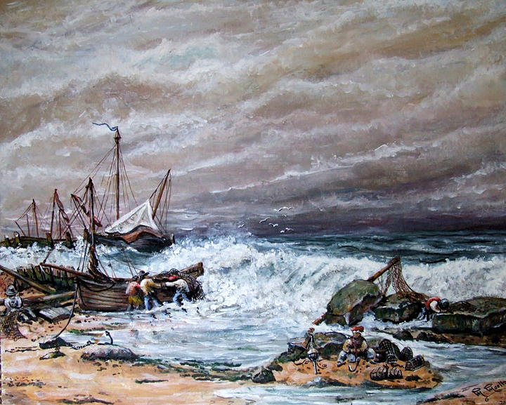 The Approaching Storm Painting by Mackenzie Moulton