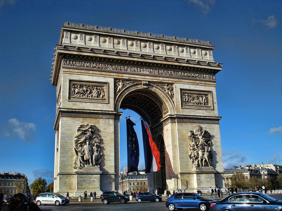 The Arc de Triomphe de Etoile  Photograph by Paris  France