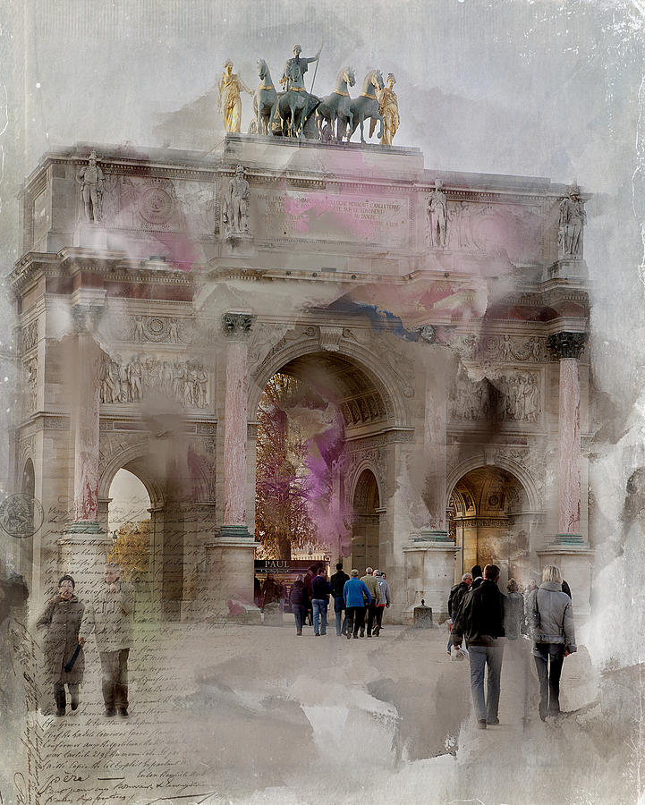 The Arc de Triomphe du Carrousel Photograph by Evie Carrier