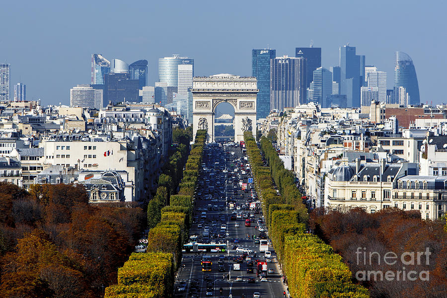 The Arc de Triomphe Paris France Photograph by Andy Myatt