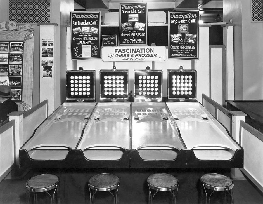 The Arcade Game Of Fascination Photograph by Underwood Archives