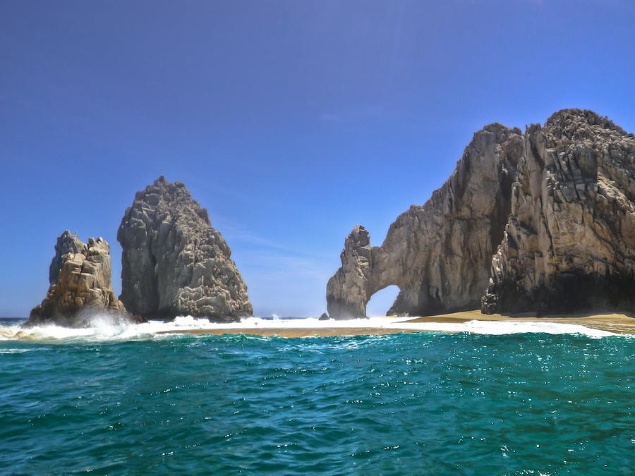 The Arch  Cabo San Lucas on a low tide Photograph by Eti Reid