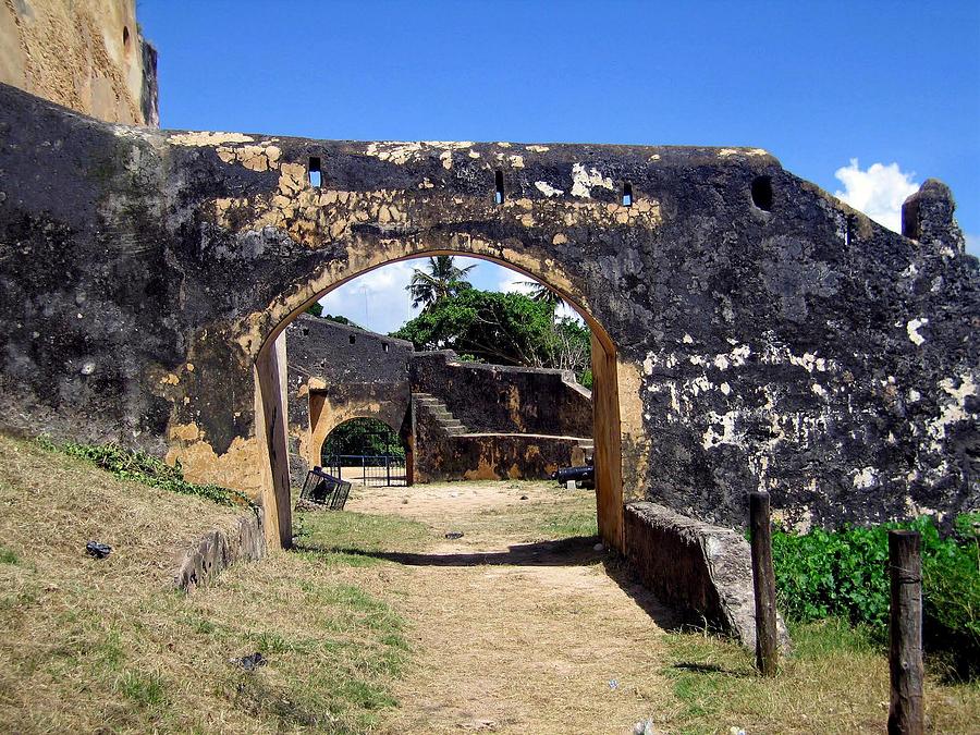 The Arch Fort Jesus Mombasa Photograph by Jay Milo