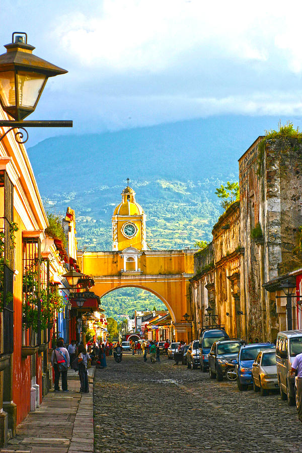 The Arch in Antigua Guatemala Photograph by Lee Vanderwalker Fine Art