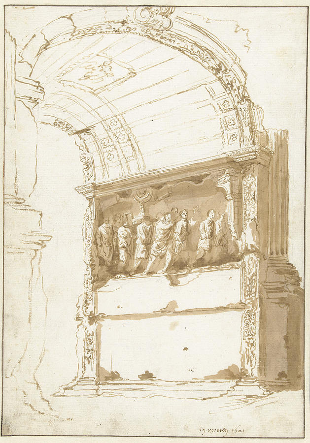 arch of titus drawing